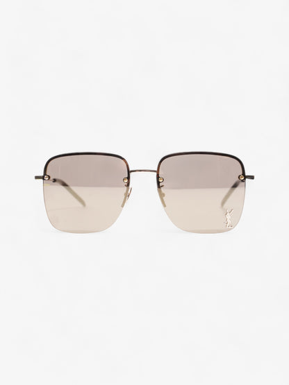 Saint Laurent SL 312 M Sunglasses Black / Silver Base Metal 145mm