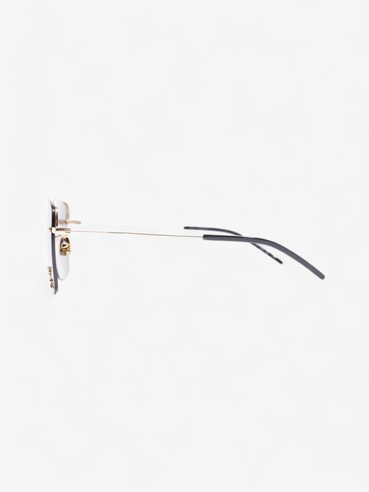 Saint Laurent SL 312 M Sunglasses Black / Silver Base Metal 145mm