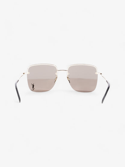 Saint Laurent SL 312 M Sunglasses Black / Silver Base Metal 145mm