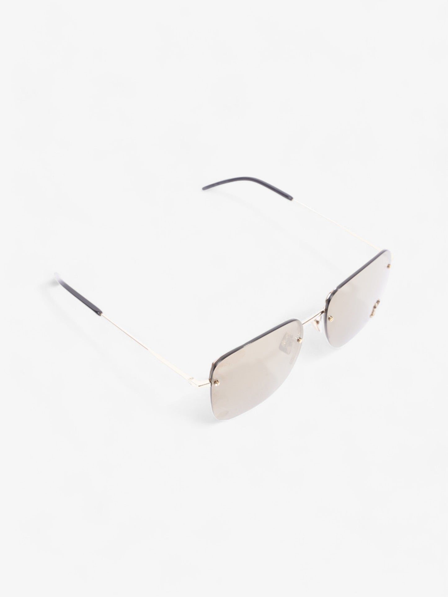 Saint Laurent SL 312 M Sunglasses Black / Silver Base Metal 145mm