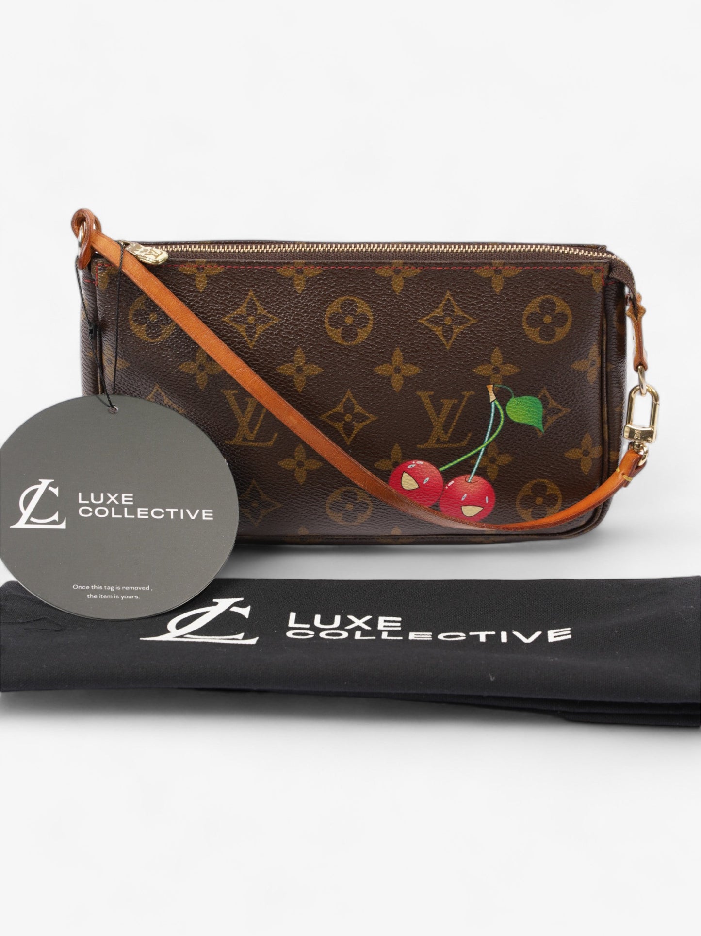 Louis Vuitton Takashi Murakami Cherry Pochette Accessoire Monogram / Red Canvas