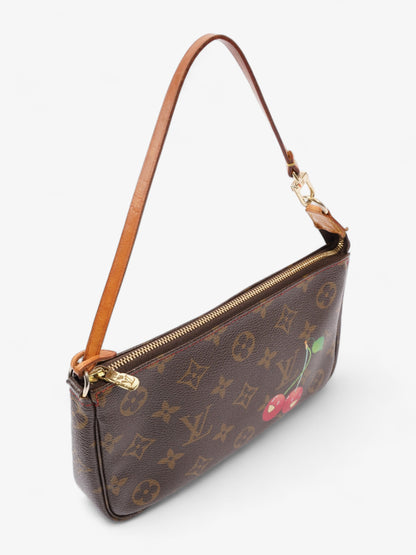 Louis Vuitton Takashi Murakami Cherry Pochette Accessoire Monogram / Red Canvas