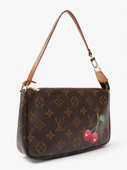 Louis Vuitton Takashi Murakami Cherry Pochette Accessoire Monogram / Red Canvas