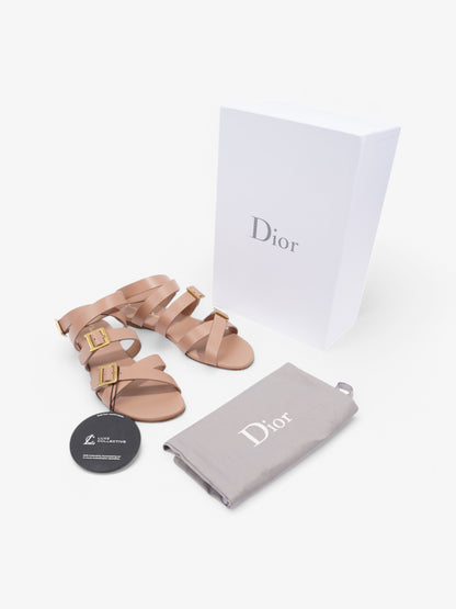 Christian Dior Double-D  Rose Leather EU 38 UK 5