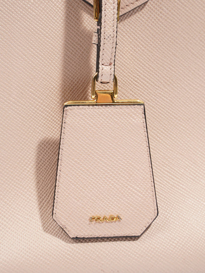 Prada Galleria Tote Powder Pink Saffiano Leather Large
