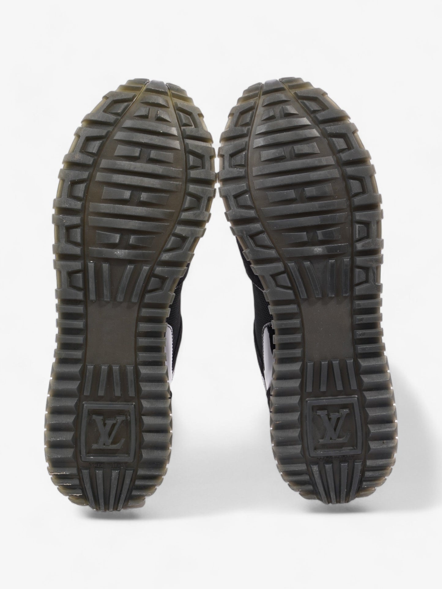Louis Vuitton Run Away Sneakers Black / Brown Monogram Mesh EU 40 UK 7