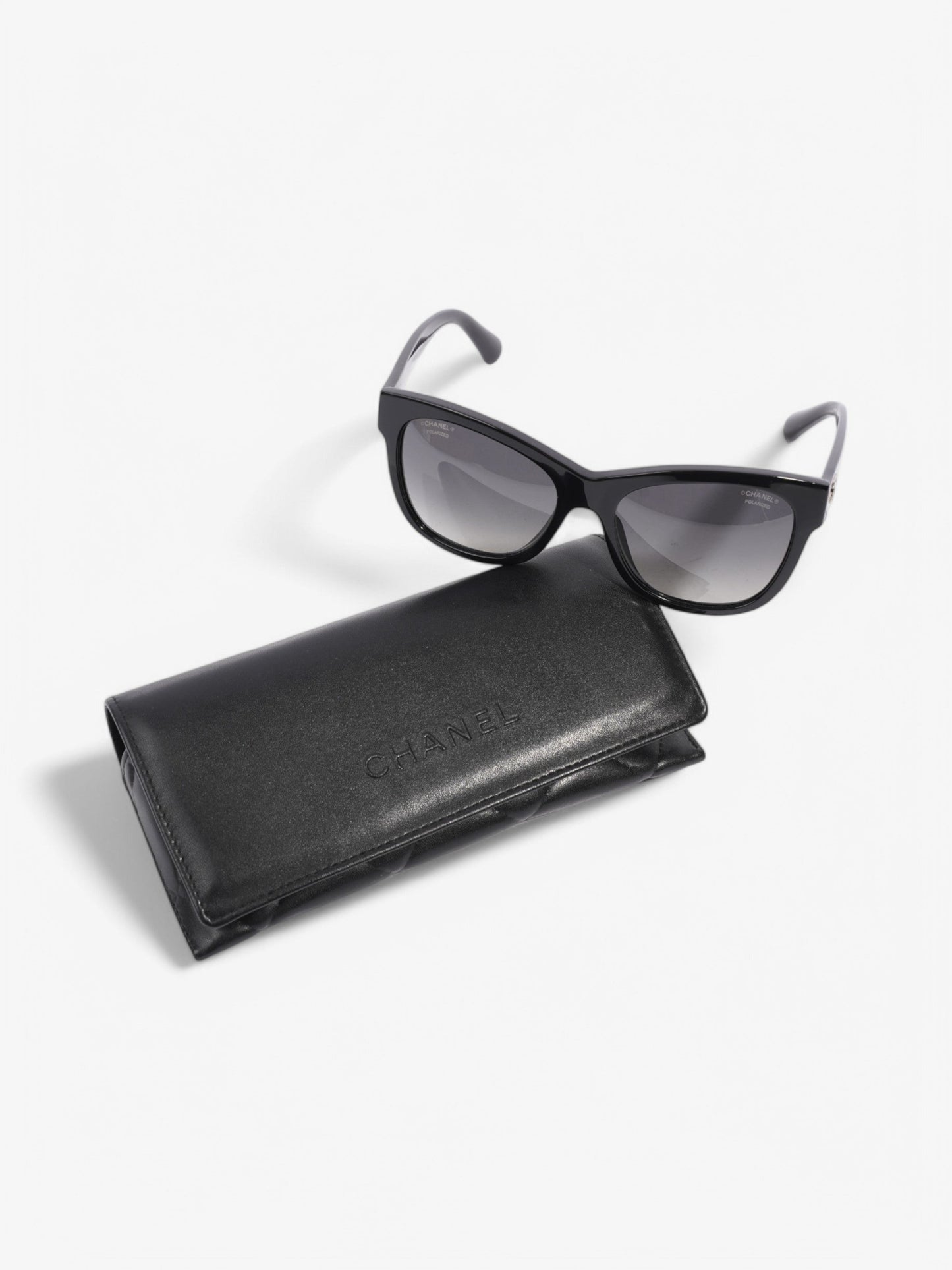 Chanel 5380 Sunglasses Black Acetate 140mm
