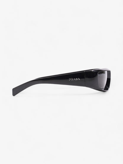 Prada Wrap Around Sunglasses Black Acetate 120mm