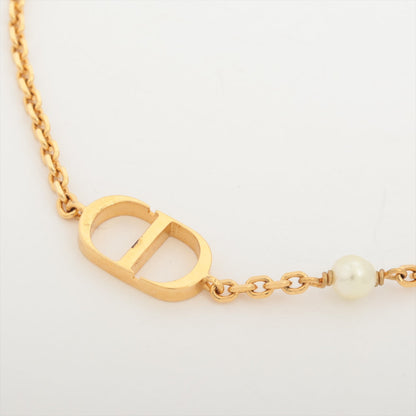 Christian Dior Petit CD Gold Pearl Bracelet Costume Jewellery