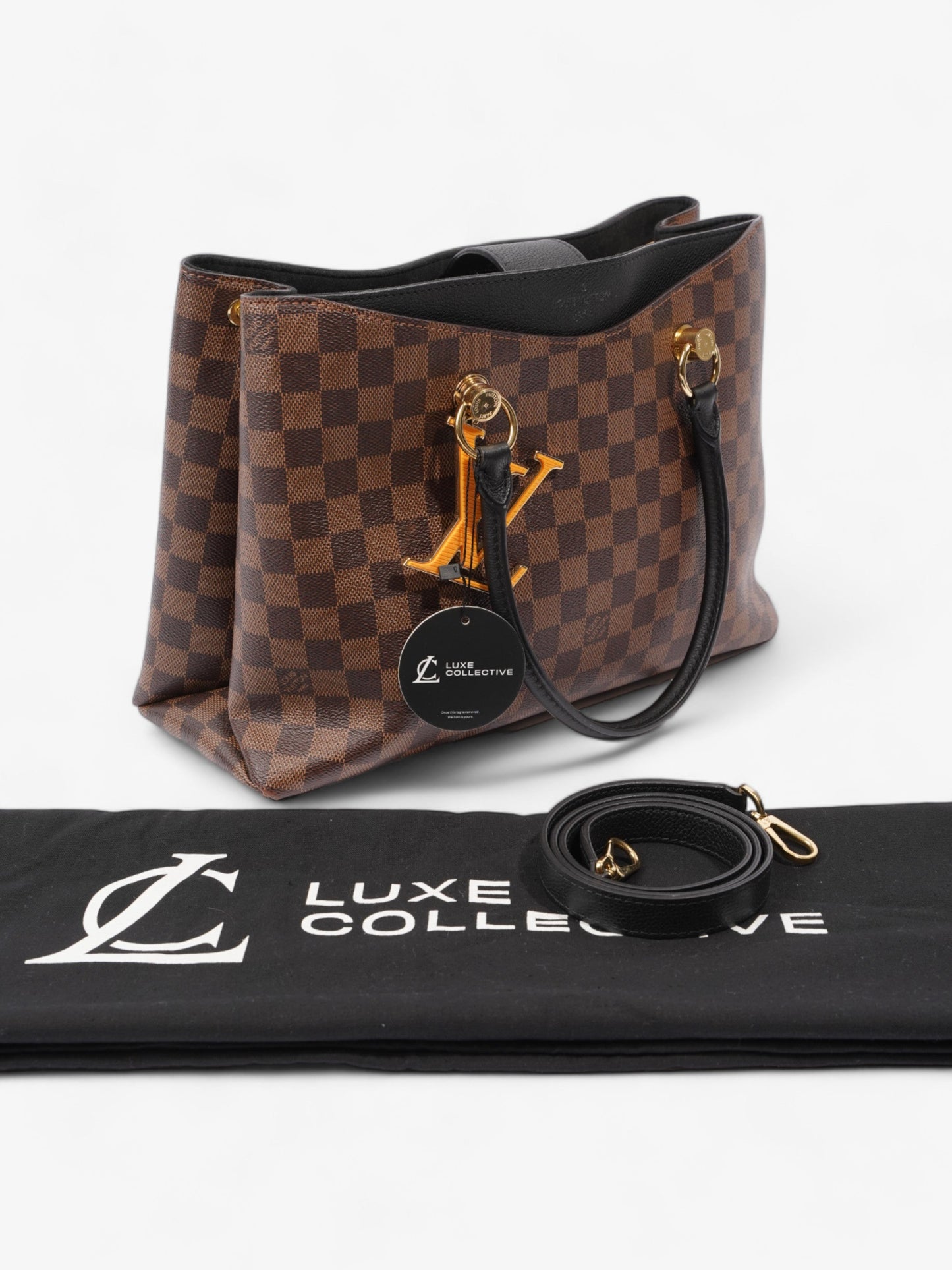 Louis Vuitton Riverside Tote Damier Ebene Coated Canvas