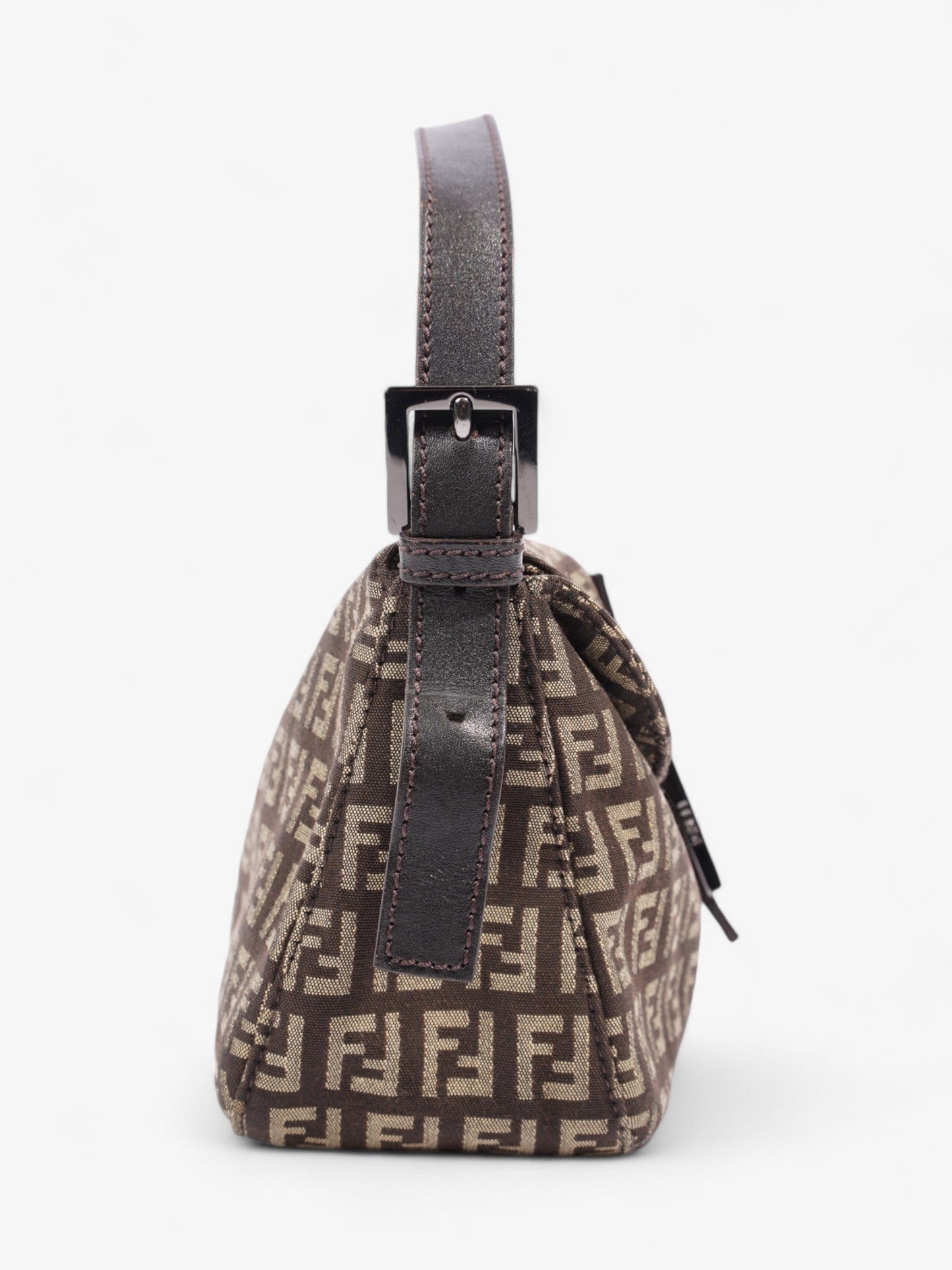 Fendi Baguette Brown / Beige Canvas
