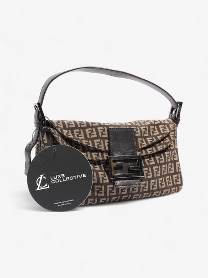 Fendi Baguette Brown / Beige Canvas
