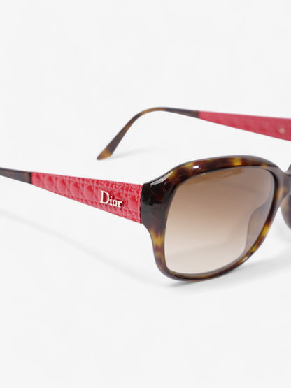 Christian Dior Dior Coquette 2 Sunglasses Tortoise Shell / Red Acetate 130mm