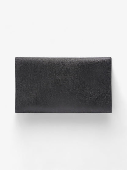 Saint Laurent Uptown Clutch Black Grained Leather