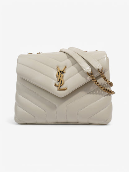 Saint Laurent LouLou White  Leather Small