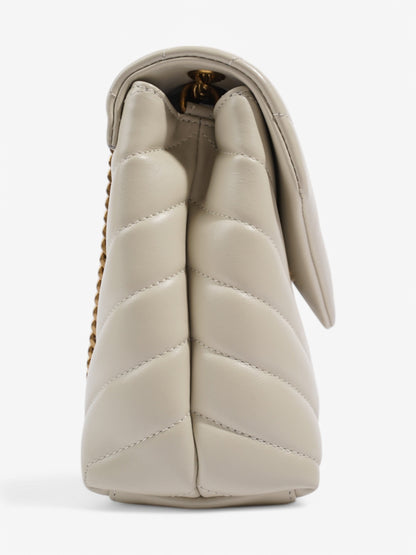 Saint Laurent LouLou White  Leather Small