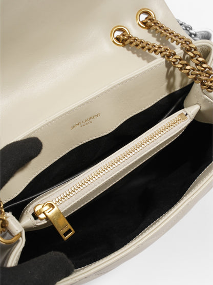 Saint Laurent LouLou White  Leather Small