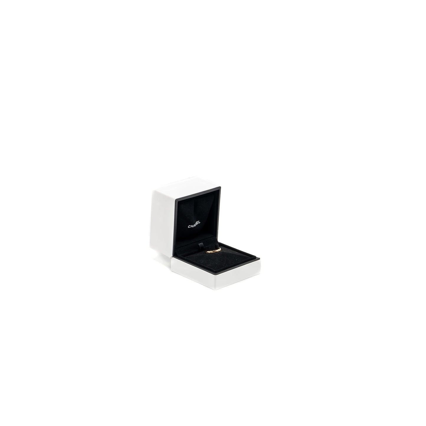 Chanel Size 53 Mini Version Coco Crush Ring Quilted Motif 18K Beige Gold