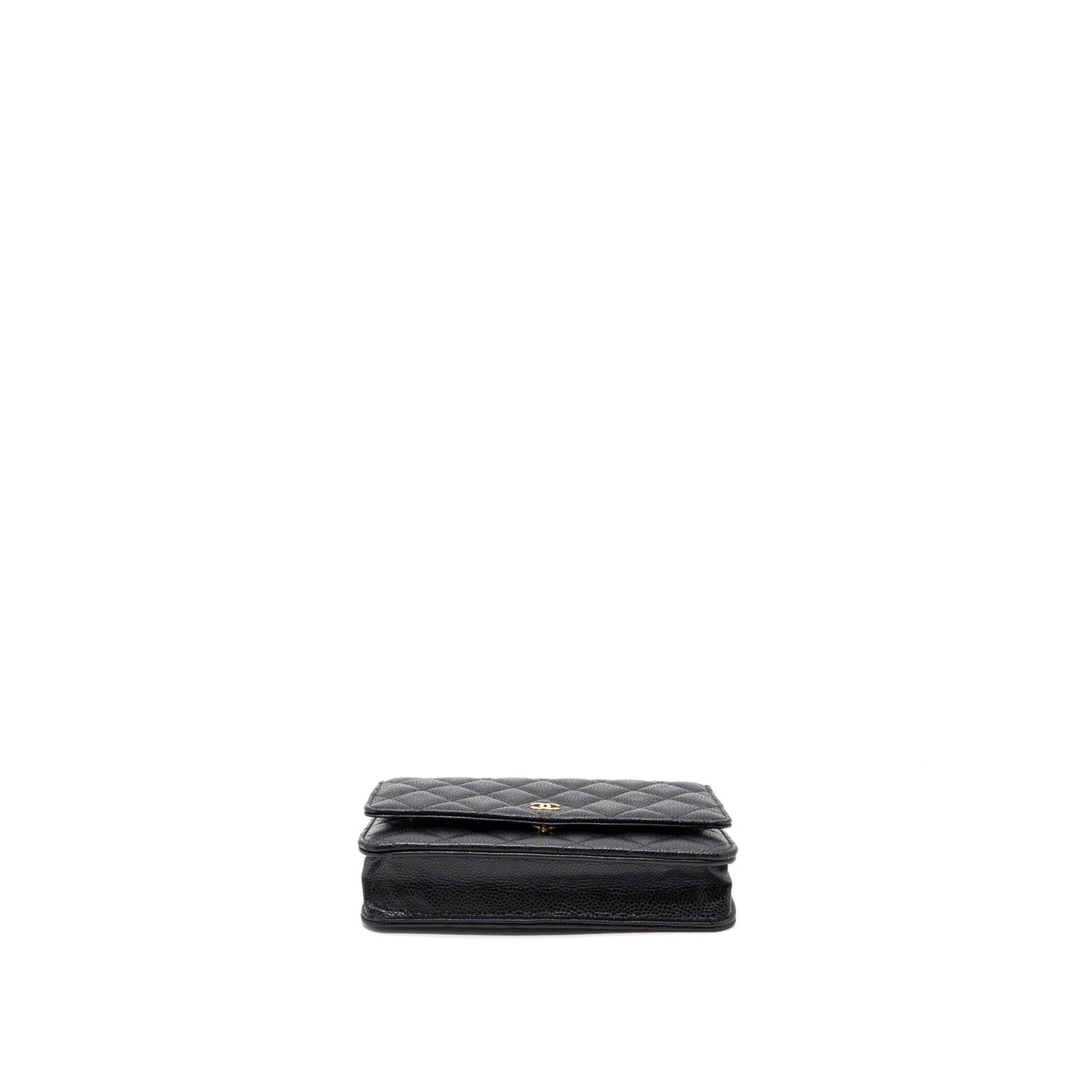Chanel Classic Wallet on Chain Caviar Black  (Microchip)