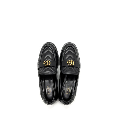 Gucci size 37.5 GG loafers black
