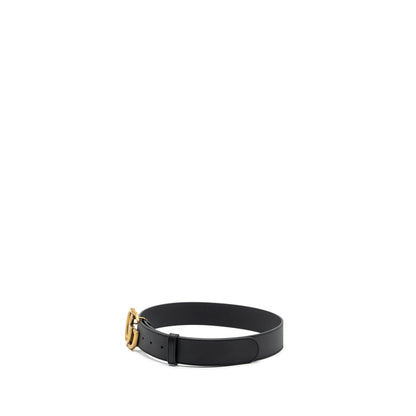 Gucci size 80 4cm width GG Marmont leather belt black