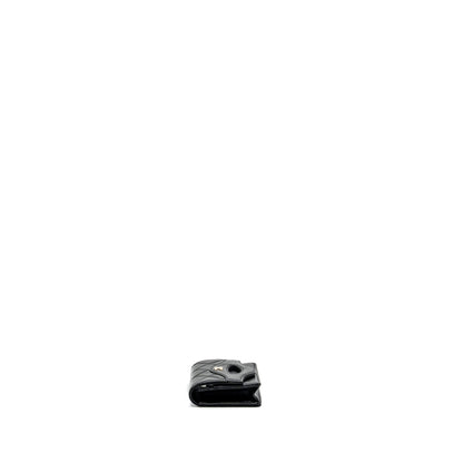 Chanel 24C 31 card holder shiny calfskin black L (microchip)