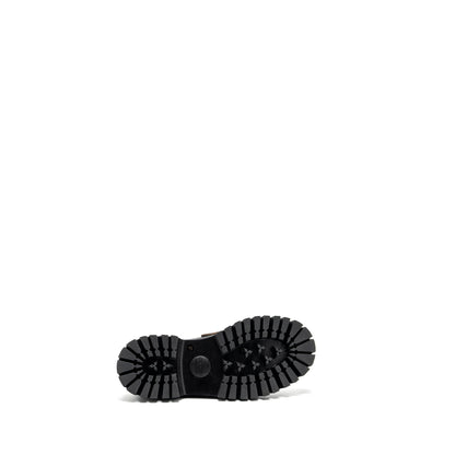 Gucci size 37 LEATHER LUG SOLE HORSEBIT LOAFER Black