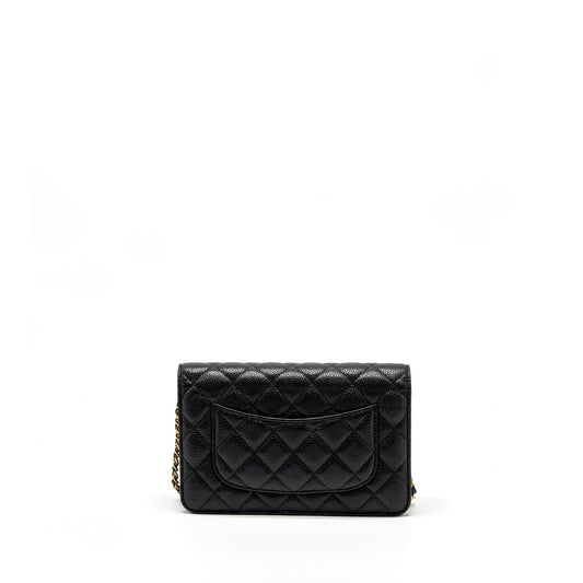 Chanel Classic Wallet On Chain Caviar Black