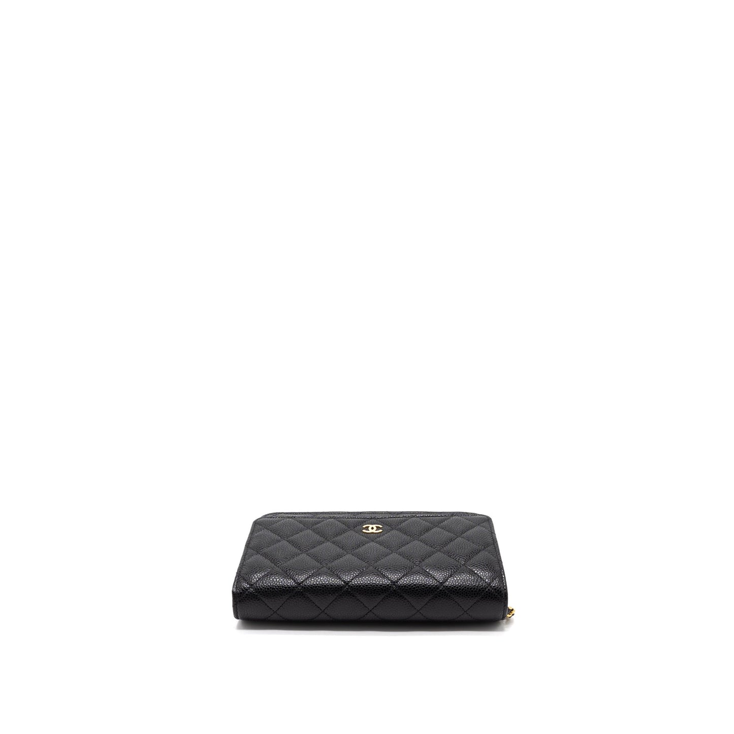 Chanel Classic Wallet on Chain Caviar Black  (Microchip)