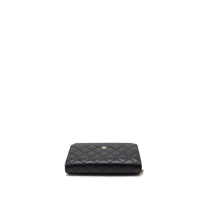 Chanel Classic Wallet on Chain Caviar Black  (Microchip)