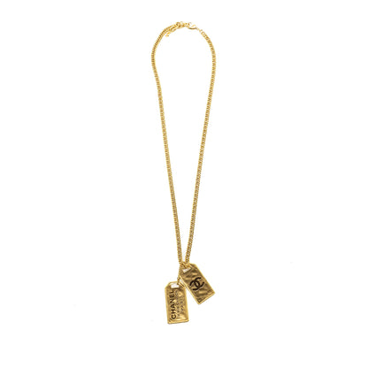 Chanel 31 Rue Cambon necklace gold tone