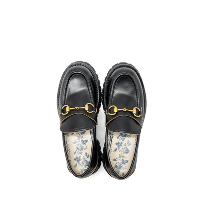 Gucci size 38 Jordan loafer calfskin black