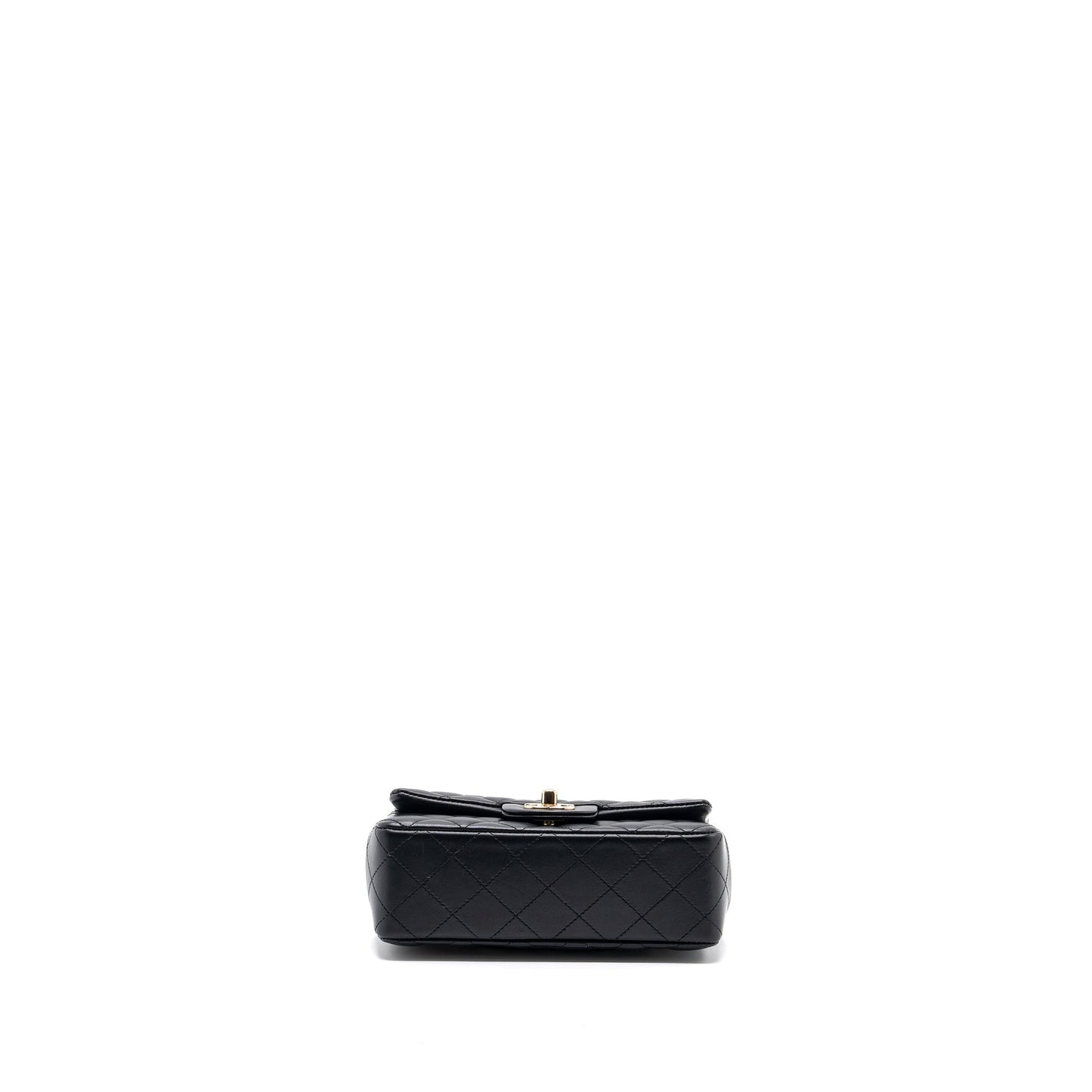 Chanel mini rectangular Flap Bag Lambskin Black L