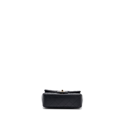 Chanel mini rectangular Flap Bag Lambskin Black L