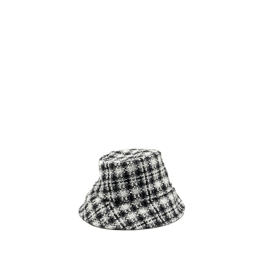 Chanel Size M Bucket Hat Tweed Multicoloured