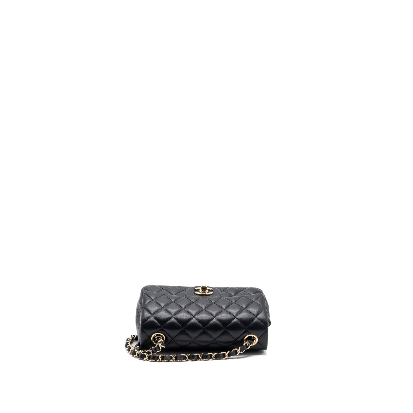 Chanel mini rectangular Flap Bag Lambskin Black L