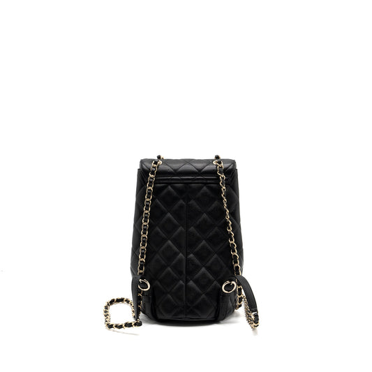 Chanel 22s mini backpack caviar black L(Microchip)
