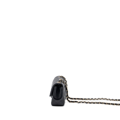 Chanel mini rectangular Flap Bag Lambskin Black L