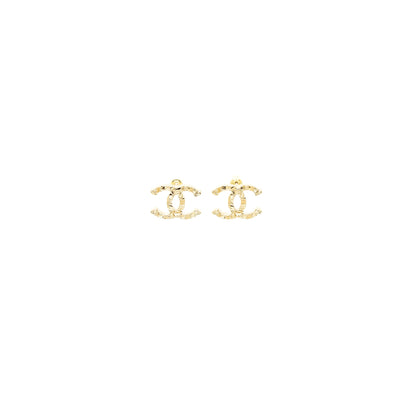 Chanel CC Logo Earrings L