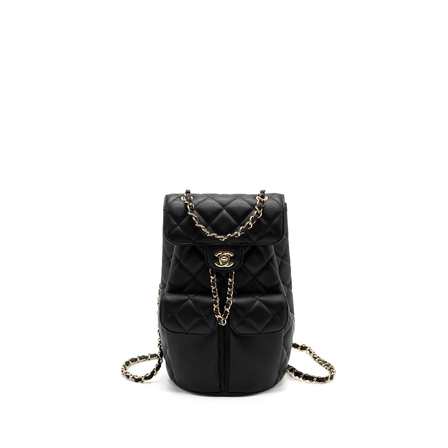 Chanel 22s mini backpack caviar black L(Microchip)