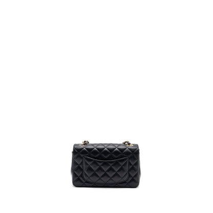 Chanel mini rectangular Flap Bag Lambskin Black L