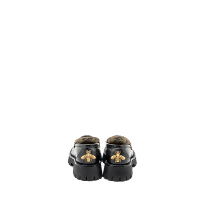 Gucci size 38 Jordan loafer calfskin black