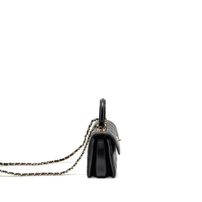 Chanel 24s Mini Trendy CC Lambskin Black L(microchip)