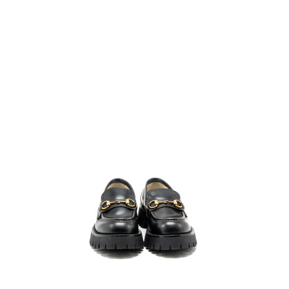 Gucci size 38 Jordan loafer calfskin black