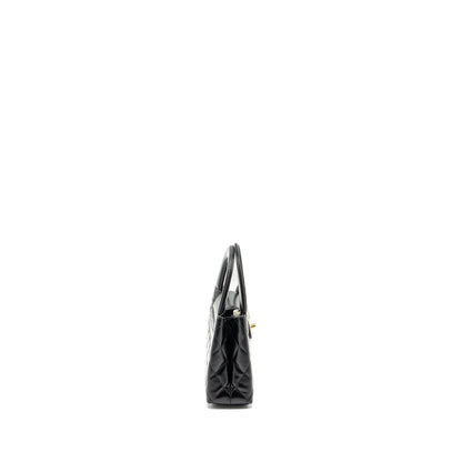 Chanel Mini Kelly Shopping Tote Bag Calfskin Black  (Microchip)
