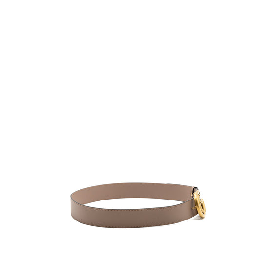 Gucci Size 95 2015 Re-Edition Wide Leather Belt Beige