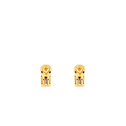 Chanel Coco Crush Earrings Quilted Motif, 18k Yellow Gold