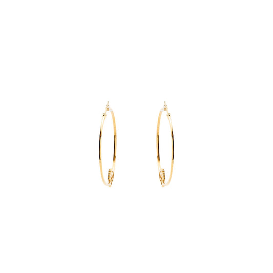 Gucci GG Logo Large Running Hoop Earrings 18K Yellow Gold/Diamonds