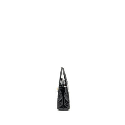 Chanel Mini Kelly Shopping Tote Bag Calfskin Black  (Microchip)