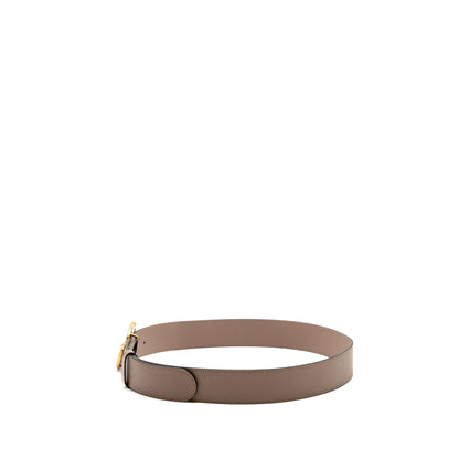 Gucci Size 95 2015 Re-Edition Wide Leather Belt Beige